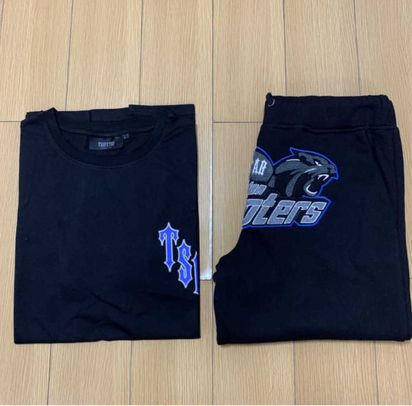

fashion design short set summer men trapstar london shooters women embroidered t-shirts bottom tracksuit clothing breathable design 58ess, White;black