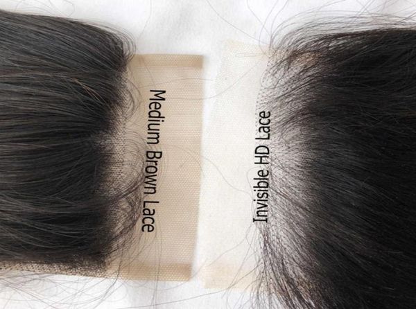 

qingdao bigtree hair company huge stock hd swiss lace closure pre plucked hair line1506554, Black;brown