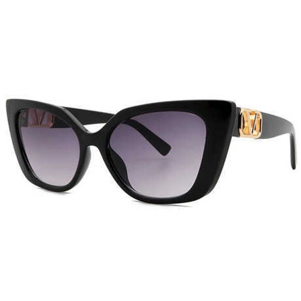 

women's glasses fashion v-shaped cat's eye sunglasses, White;black