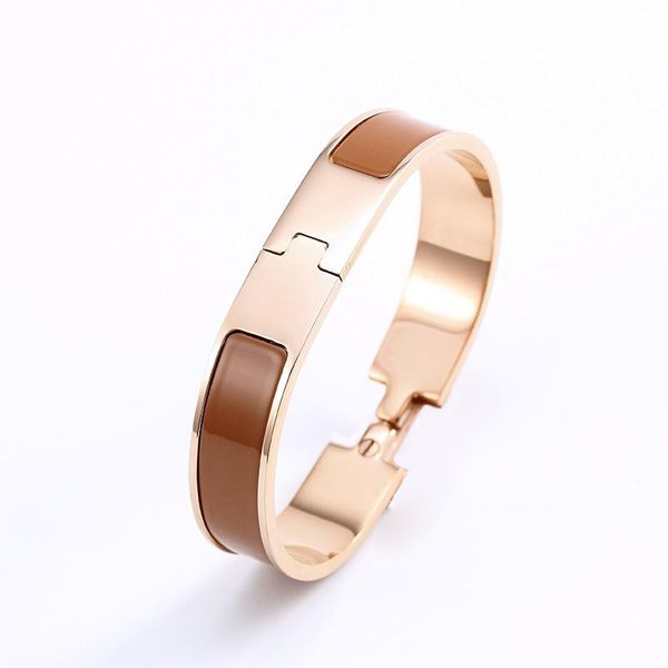 

designer women mens bracelet gold bangle h letter luxury bracelet fashion custom amband stainless steel accessories wedding valentine's, Black