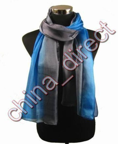 

gorgeous 100 silk scarf shawl scarf scarves scarf soft 13pcslot 18713394821, Blue;gray