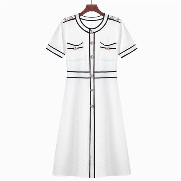 

sf sandro knitted dress badge temperament colorpicture, Black;gray