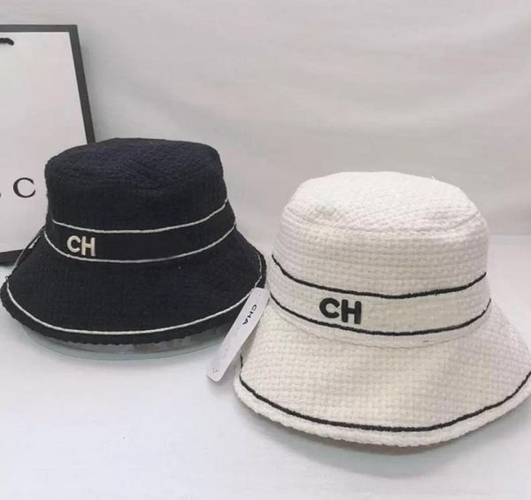 

23ss fashion bucket hat women men baseball caps beanie casquettes black white fisherman buckets hats patchwork autumn winter wide 9906241, Blue;gray