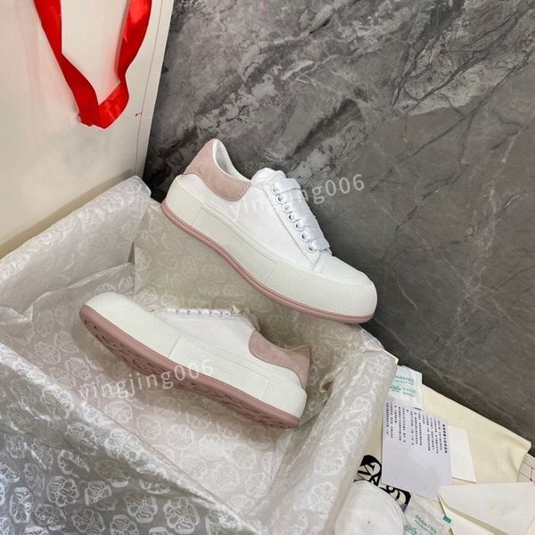

r platform men women quality casual shoes leather lace-up sneaker lady flat running trainers letters gym sneaker, Black