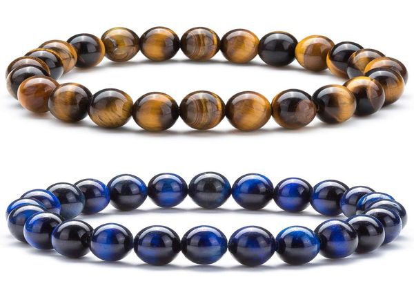 

adjustable tiger eye stone beaded bracelet strands yoga lava essential oil diffuser bead braided bracelets bangle healing balance 9133338, Black