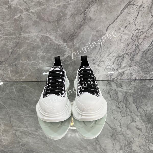 

2023fashion brand men quality designers sneakers camouflage casual shoes checkered studded flats mesh trainers, Black
