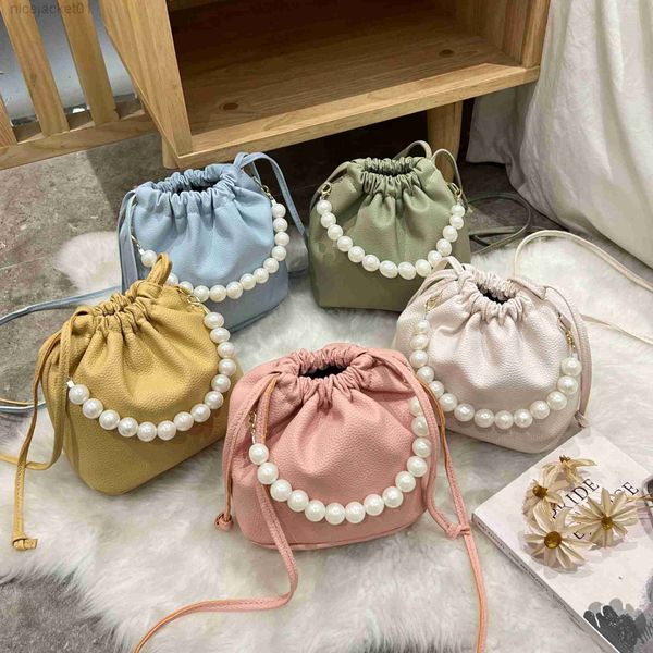 

guangzhou women's bag bags beaded diy bucket bag 2023 new niche design shoulder bag