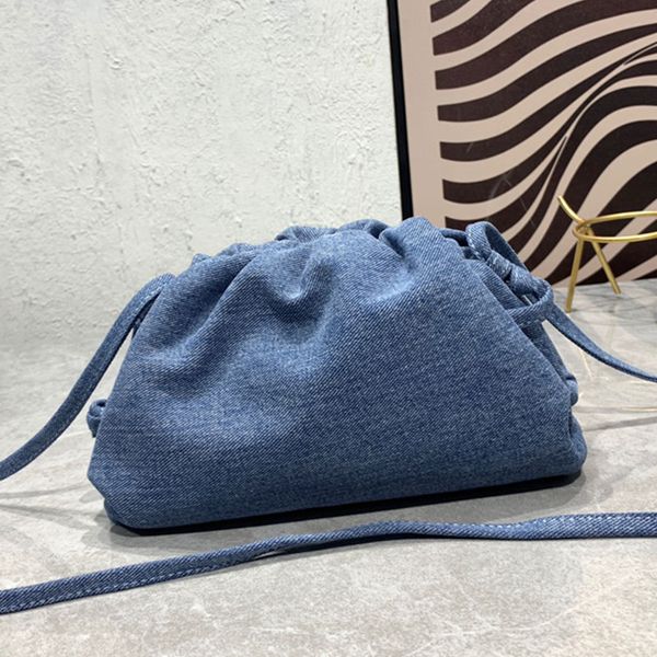 

denim bag crochet cloud bag crossbody bag flap shoulder bag designer luxury bag women handbags large capacity clutch bags triangle tote bag
