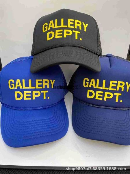 

american fashion hat galleryes trucker cap dept men's and women's sunshade truck summer, Blue;gray