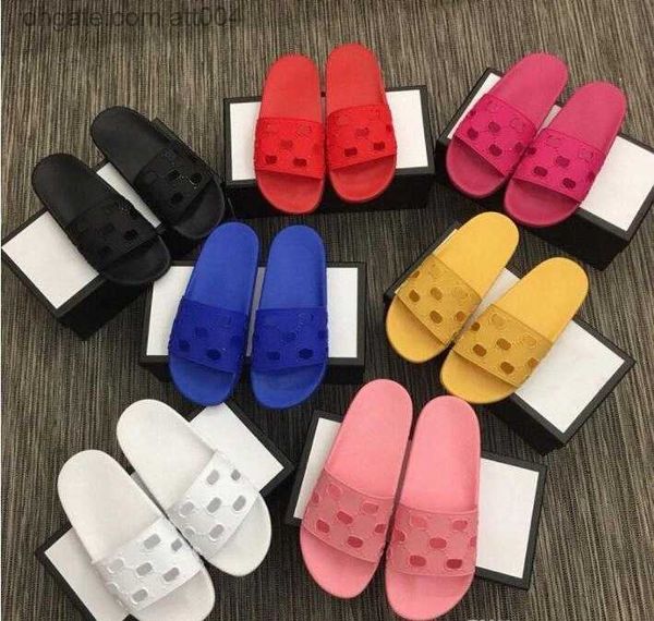 

women men classics sandals slippers designer shoes luxury slide summer fashion wide flat slippery with thick slipper flip flops womans', Black
