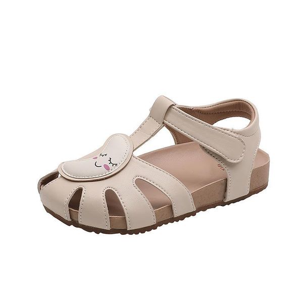 

sandals kids shoes summer footwear children girls princess treasure moon soft sole casual f12522, Black;red