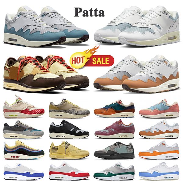 

patta waves 1 running shoes women mens 87s 1s white black wabi sabi denim olive canvas baroque brow baroque brow sneakers 87 noise aqua mona