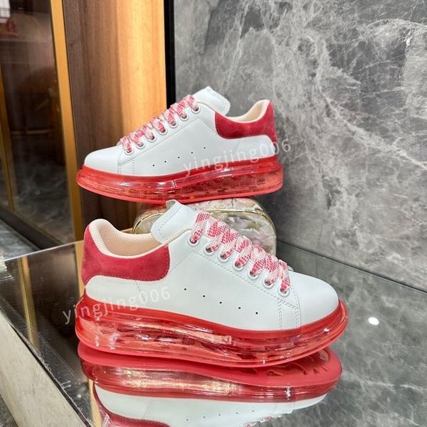

new platform women mens quality casual shoes leather lace-up sneaker fashion lady flat running trainers letters gym sneaker, Black