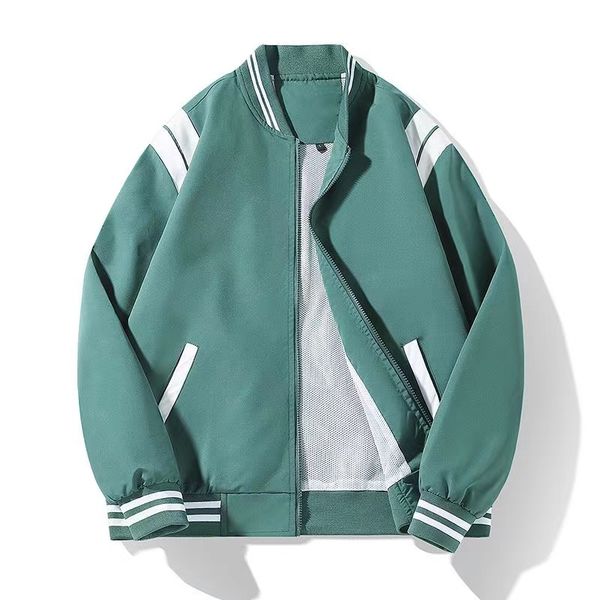 

mens designer jackets baseball stripe full sleeve sweatshirt y2k streetwear clothing varsity, Black;brown