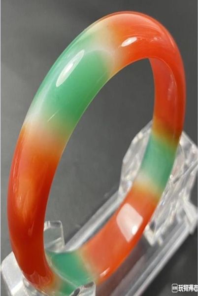 

5662mm natural multicolor handmade jade bracelet f1012346466372, Black