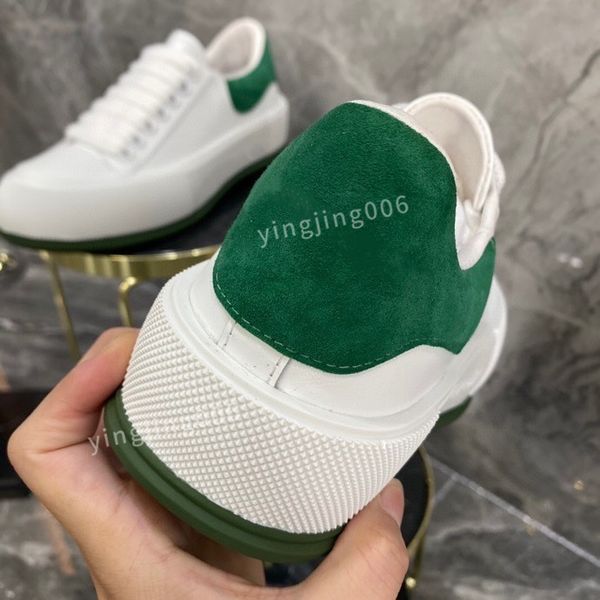 

new designer platform mens women quality casual shoes leather lace-up sneaker lady flat running trainers letters gym sneaker, Black