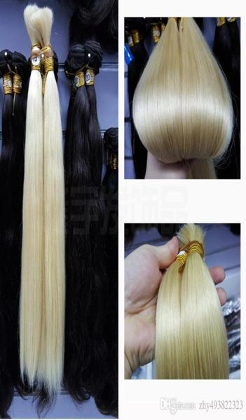 

human hair for micro braids 8a new product brazilian body wave bulk hair bresilien brazilian hair4503205, Black