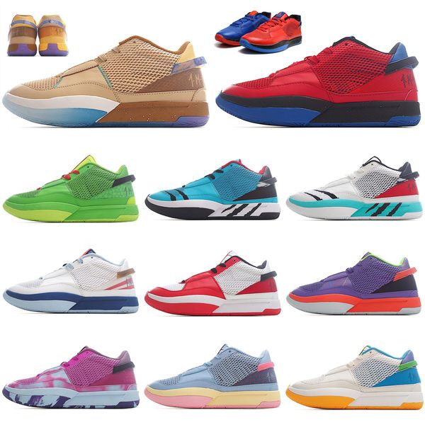 

basketball shoe ja 1 day 1 ja morant first signature sneakers men boys girs for sale grinch dark grey pure platinum bright mango discount sp