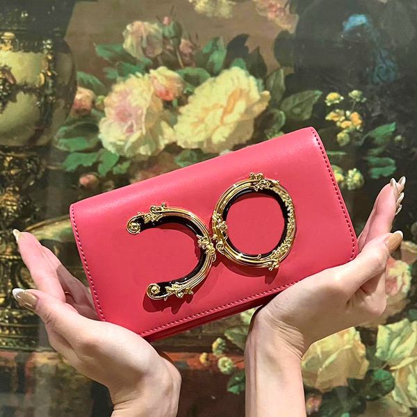 

genuine leather travel girl evening bag designer shoulder cross body womens mens weekend clutch bag metal large letter tote summer solid han