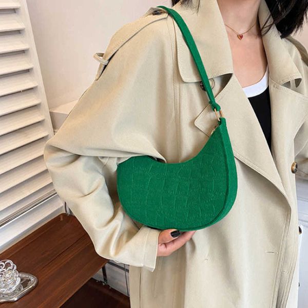 

fashion kid handbag solid color casual mini underarm bag female green chain shoulder pouch ladies tote bag1, Black
