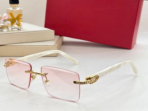 

womens sunglasses for women men sun glasses mens fashion style protects eyes uv400 lens with random box and case 00521, White;black