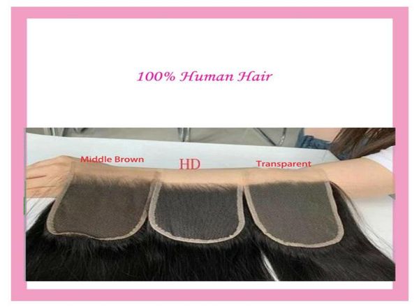

indian virgin human hair hd lace frontal 13x4 lace size laces material natural color part9509795, Black;brown