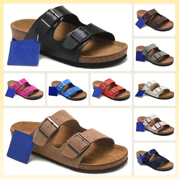 

birk sandals for mens womens sandals designer woody mules gizeh caliente verano flip flops hombres mujeres white dark brown blue split flesh, Black