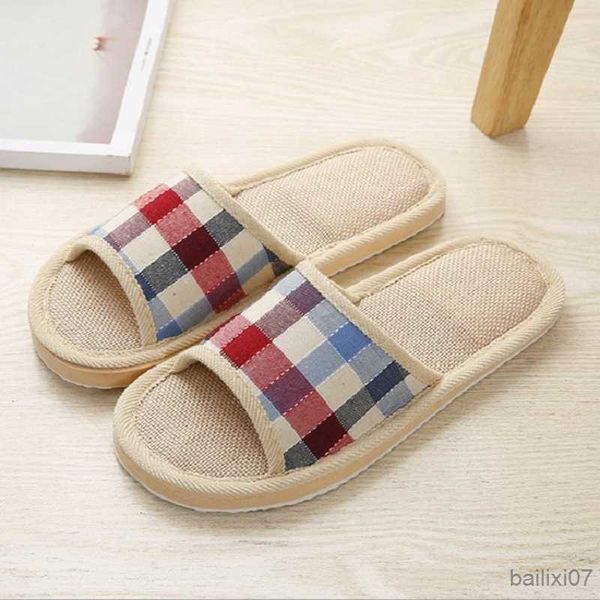 

slippers women winter home slippers linen shoes non-slip soft spring autumn warm house slippers indoor bedroom lovers couples sandals, Black
