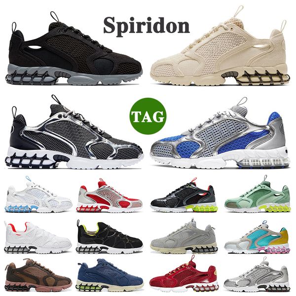 

r zoom spiridon caged 2 fossil mens trainers women running shoes triple white varsity royal cool grey outdoor men sports sneakers runners