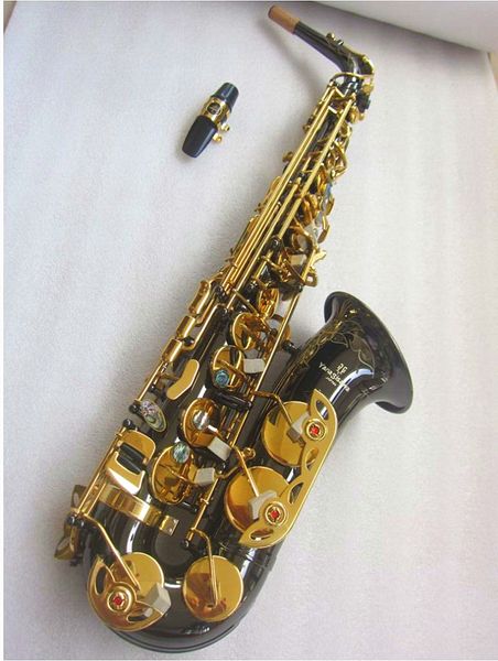 

yanagisawa new alto saxophone a-991 sax e flat saxophone playing professionally paragraph music black saxophone with case