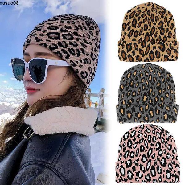 

beanie/skull caps fashion bonnet winter leopard print knit hats for women hats men beanie chapeau casquette femme cap bonnet beanies hip hop, Blue;gray