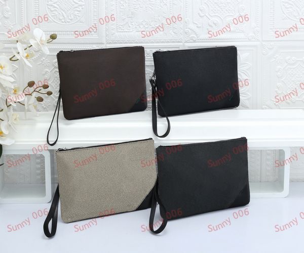 

two styles of clutch bag designer printed dot design handbag men women wallets luxury wristlet bag toiletry kits cosmetic bags