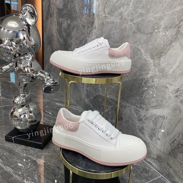 

2023new designer platform men women quality casual shoes leather lace-up sneaker lady flat running trainers letters gym sneaker, Black