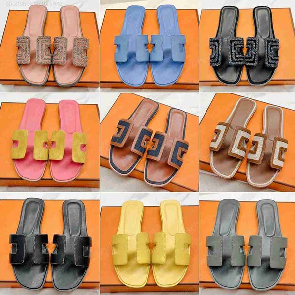 

oran sandals women's orange slippers designer chypre h letter luxury fashion summer crocodile slippers outdoor beach shoes office party, Black