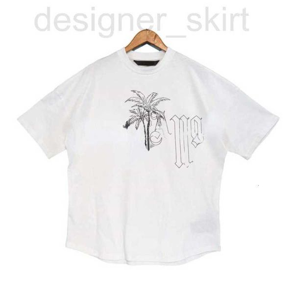 

men's t-shirts designer cotton t shirt shirts coconut tree round neck short sleeve letter print pullo and women's hoodie suer rtha, White;black