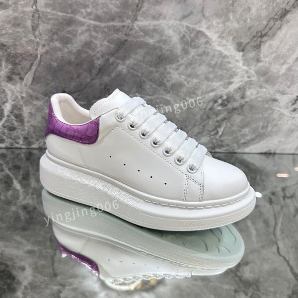 

new platform men quality casual shoes leather lace-up sneaker fashion lady flat running trainers letters gym sneaker, Black