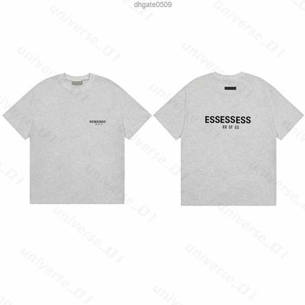 

fear of ess mens womens designers t shirts for man s summer fashion essen luxurys letter tshirts clothing polos apparel sleeved bear tshirt, White;black