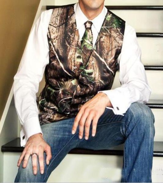

2019 new fashion camo groom vest formal tuxedo vest for wedding vesttie in stock3176772, Black