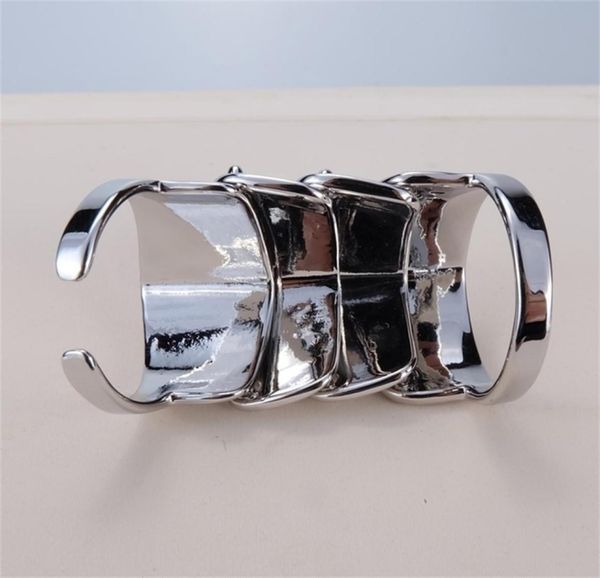 

band rings european and american fashion silver foursection ring 2211033389369
