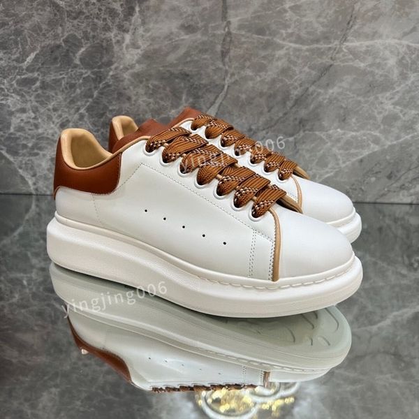 

2023brand designer platform women men quality casual shoes leather lace-up sneaker lady flat running trainers letters gym sneaker, Black