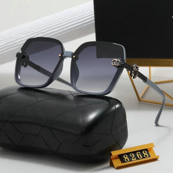 

designer channel sunglasses cycle luxurious fashion new personality trendy anti glare mens and womens casual vintage baseball sport sunglass, White;black