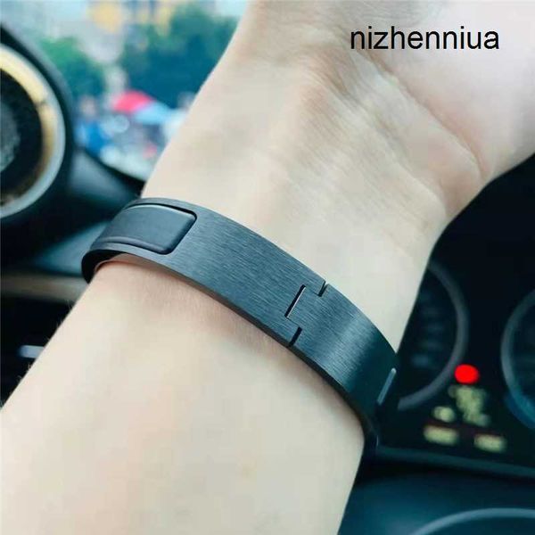 

black letter bracelet high end luxury men and women bracelets designer h bracelet brand enamel fashion bracelets christmas valentine's