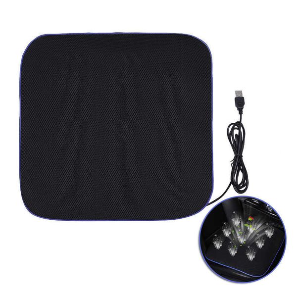 

seat cushions car seat ventilation cushion 12v usb summer fan blower single cooling cushion multi-functional refrigerating cushion g230519