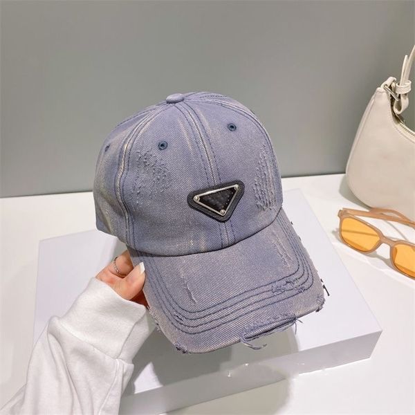 

fashion summer ball caps designer man's street cap retro style women's hats 6 colors, Blue;gray