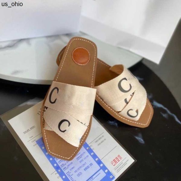 

slippers designer slippers woody flat mule slides brand women slide white black red blue size 3542 j0522