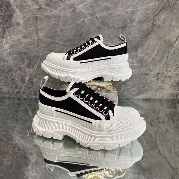 

new fashion designer platform womens men casual shoes leather lace-up sneaker lady flat running trainers letters gym sneaker2023, Black