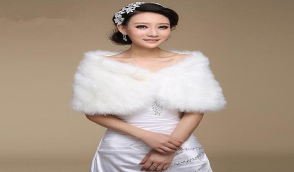 

wedding bolero outerwear accessories urged wrap bride formal winter cape bride fur shawl wedding jackets wrap7203276, White