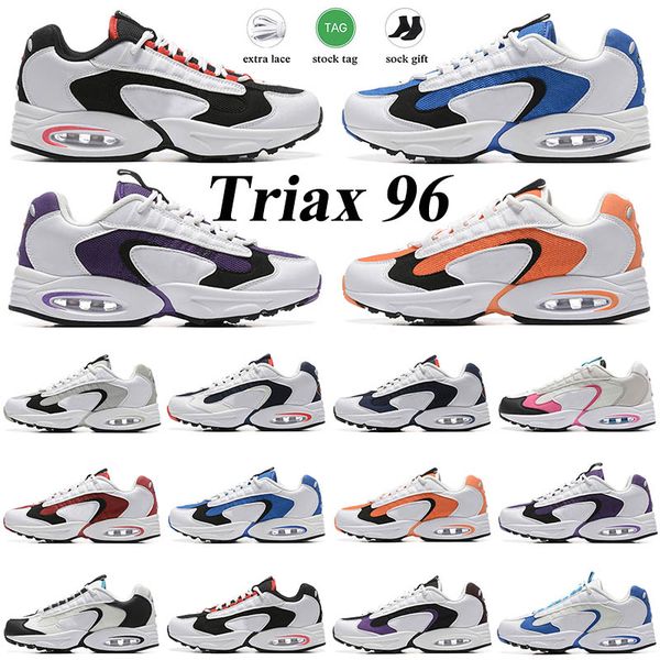 

ing selling triax 96 running shoes for womens mens pink black varsity royal magma orange purple nebula red bavy deep emerald sports sneakers