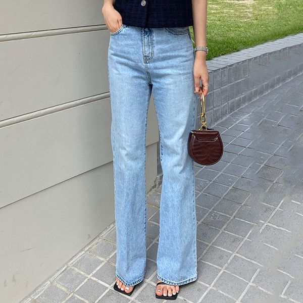 

women's jeans chic wide leg jeans women high waisted vintage blue jeans streetwear korean fashion soft denim mom pants summer 230519