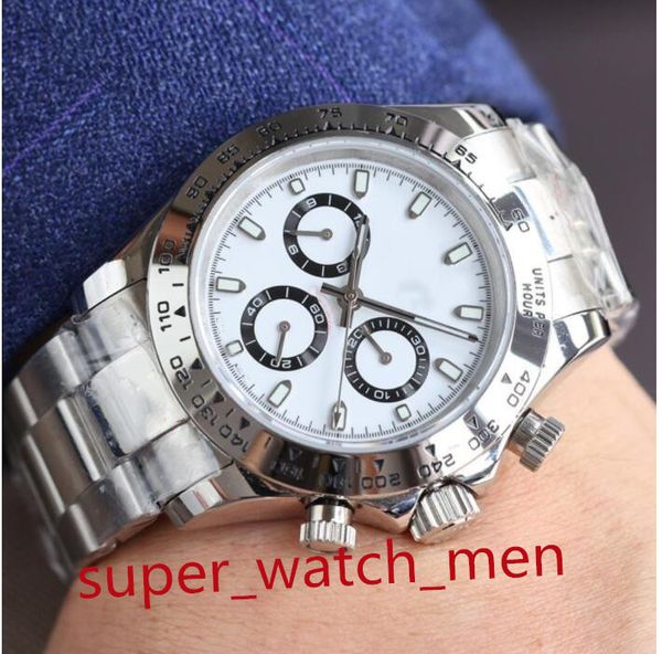 

17 style bp watches men wristwatches multicolor panda 116506 116500 116500ln 40mm 904l chronograph working eta 4130 movement mechanical auto, Slivery;brown